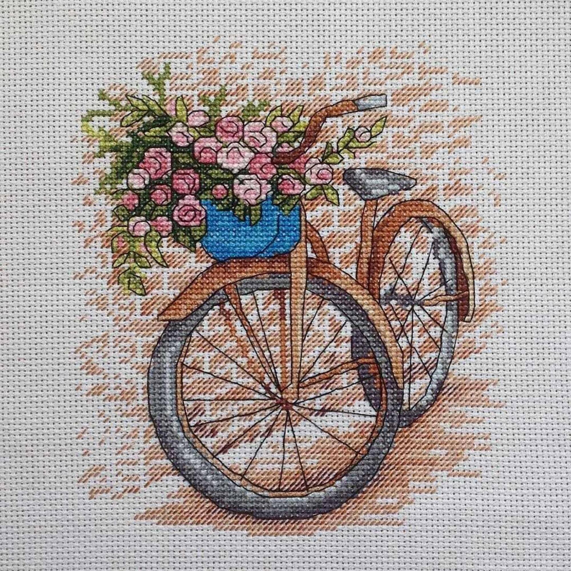 MP Studia Bicycle Cross Stitch Kit